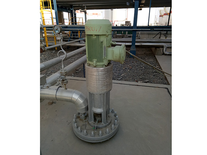 Special submerged pump with small flow and high head tank installation in Sinopec Tahe company